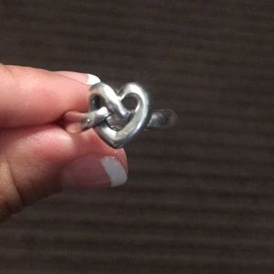 James Avery heart knot ring
